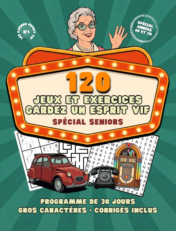Couverture du livre 120 Jeux et Exercices — Gardez un esprit vif